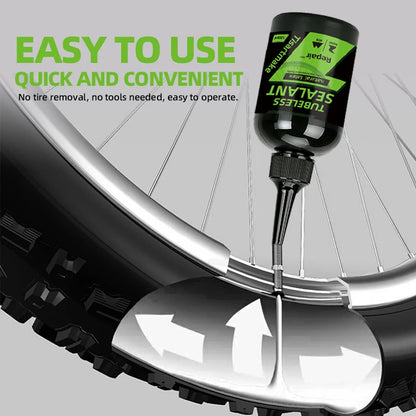 Tubeless Bike Tire Sealant Puncture Repair Fluid Latex Long Lasting Fast Sealing for MTB Road CX Gravel Bicycle Tires
