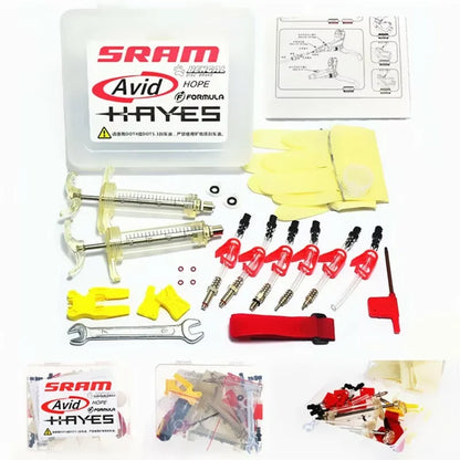 Hydraulic Disc Brake Bleed Kit For Formula Sram Avid Juicy Hayes Hope