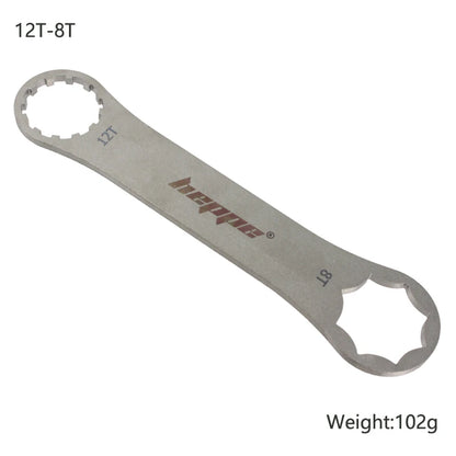 HEPPE Bike Fork Shoulder Wrench Bicycle Front Fork Repair Tool Fork Cap Spanner 8-12T/24/26/27/28/30/32mm for XCR XCT XCM ST RST