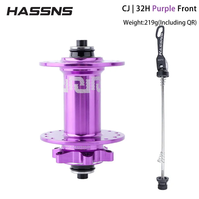 HASSNS  Hub 6-Pawl 72T QR 32H/36H 4-Sealed Bearings Disc Brake Freehub for 7-12 Speed Dirt Jump