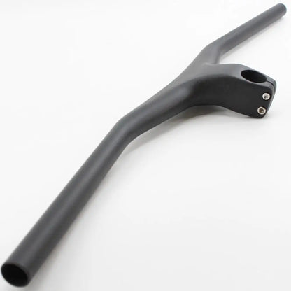 New Mountain Bike 3K Full Carbon Fibre Handlebar Carbon Bicycle handlebar and stem integrated carbon MTB bar -17 degrees angle