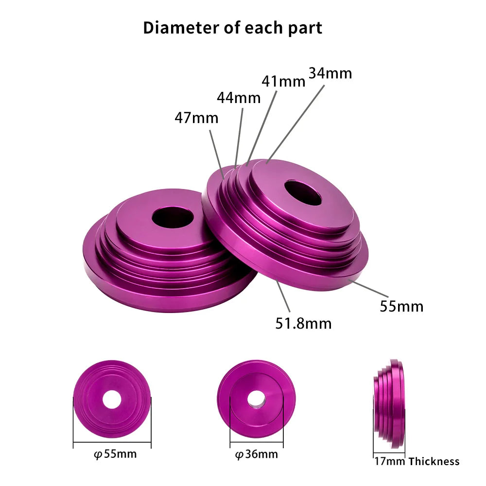 ZTTO Bicycle Headset Press Fit Install And Remove Tool Semi Integrated Steering Box Fork Crown Spacer Washer Installer Driver