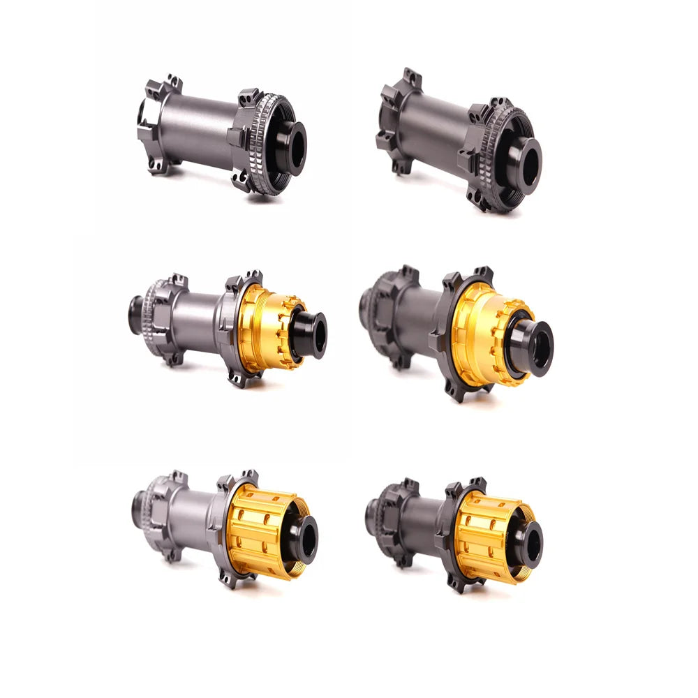 Black Grey ROAD 2024 Latest Ultra Light Road HUB, Star Ratchet 36T Bicycle Lock Brake Direct Pull HUB 24 Holes, 100-142XDR/HG
