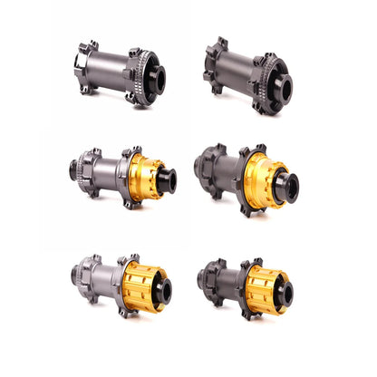 Black Grey ROAD 2024 Latest Ultra Light Road HUB, Star Ratchet 36T Bicycle Lock Brake Direct Pull HUB 24 Holes, 100-142XDR/HG