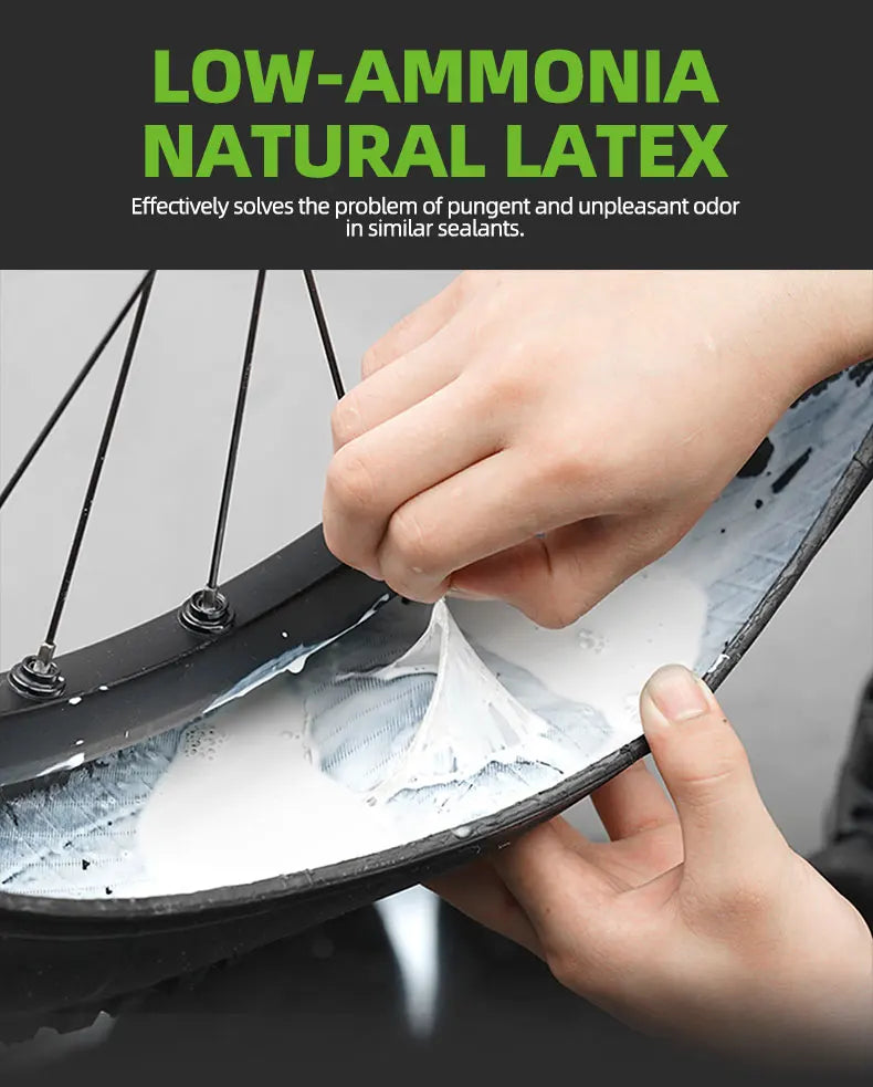 Tubeless Bike Tire Sealant Puncture Repair Fluid Latex Long Lasting Fast Sealing for MTB Road CX Gravel Bicycle Tires