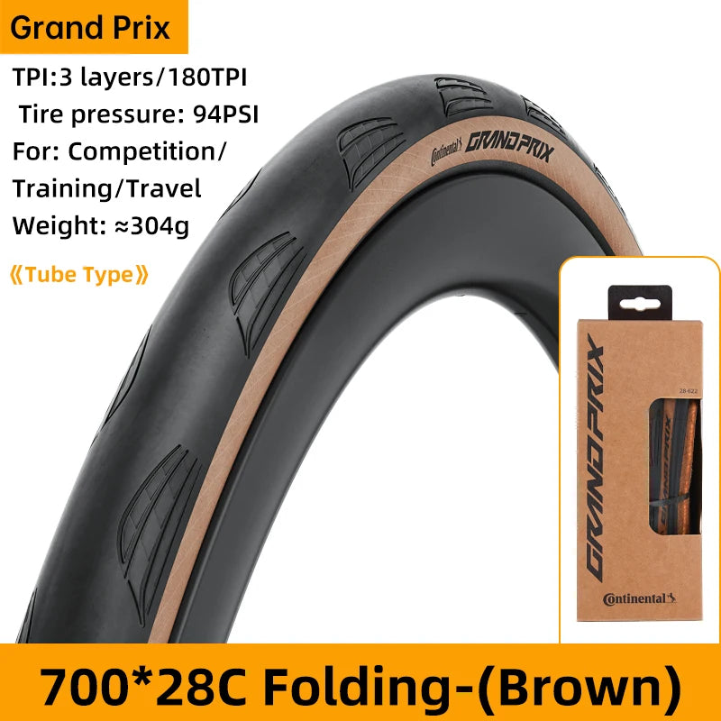 Continental Grand Prix Bicycle Road Tires 700 X 28C/30C Clincher Bike Tyre BlackChili Compound Bike Accessories No Tubeless