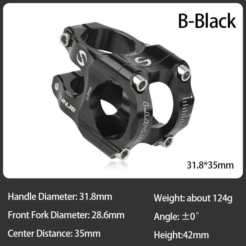 CNC MTB Stem 31.8 Ultralight Handlebar Stem 35mm Aluminum