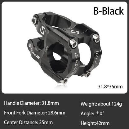CNC MTB Stem 31.8 Ultralight Handlebar Stem 35mm Aluminum