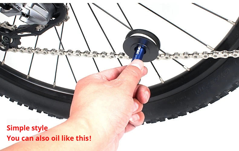 TOOPRE Chain Holder Virtual Flywheel Bicycle Mountain Road Washing Chain Chain Holder Tensioner Tool
