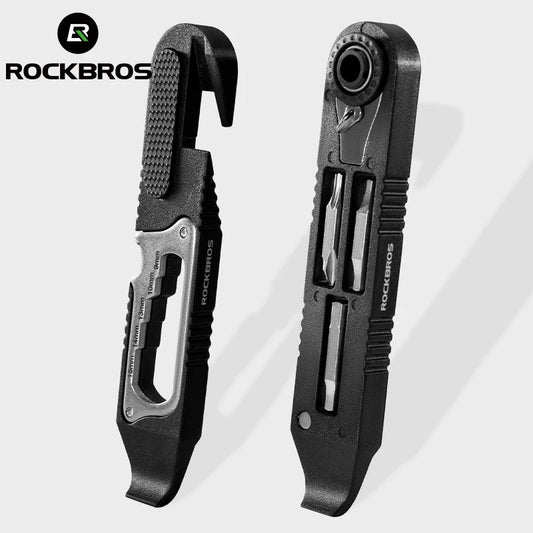 ROCKBROS Multifunctional Portable Tire Levers Ratchet Wrench