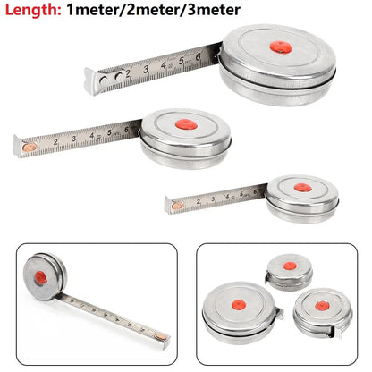 Tape Measure Tape Ruler Stainless Steel 2meter 3meter Woodworking Handcraft Household Multifunctional Portable