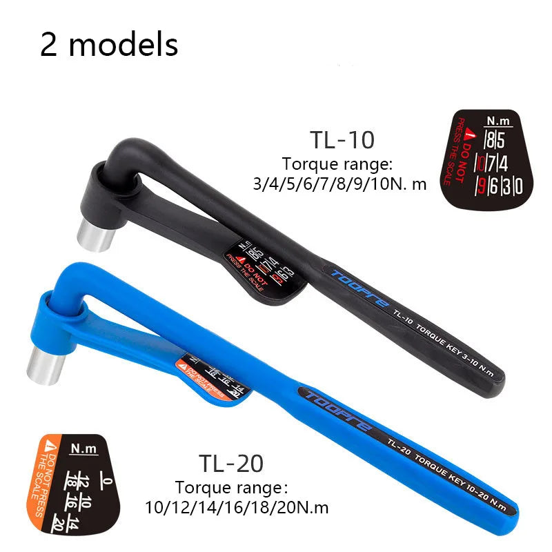 TOOPRE Bicycle Torque Tool Wrench Hexagonal set 10-20NM Adjustable Repair Tools