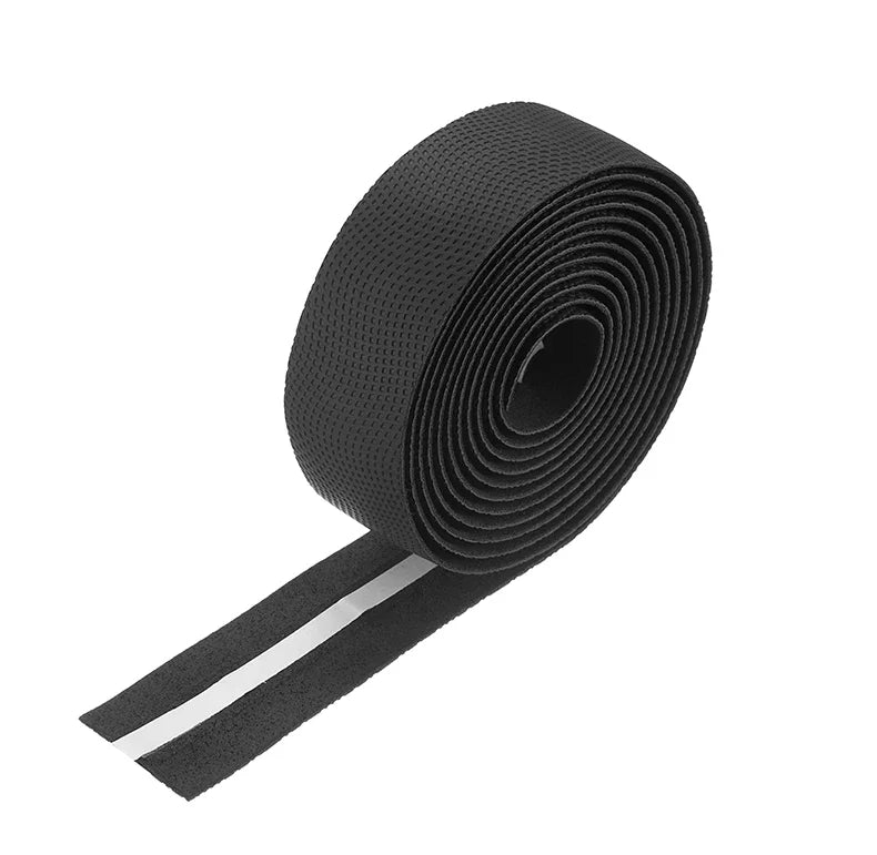Road Bike Handlebar Tape Black Bar Tapes EVA/PU Soft Anti-Vibration Wrap Tape Durable Bar Bartape Anti-slip