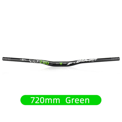 Mountain Bike Handlebars 31.8MM Diameter High-Rise Handlebar with Matte Surface 720MM 780MM Length Aluminum
