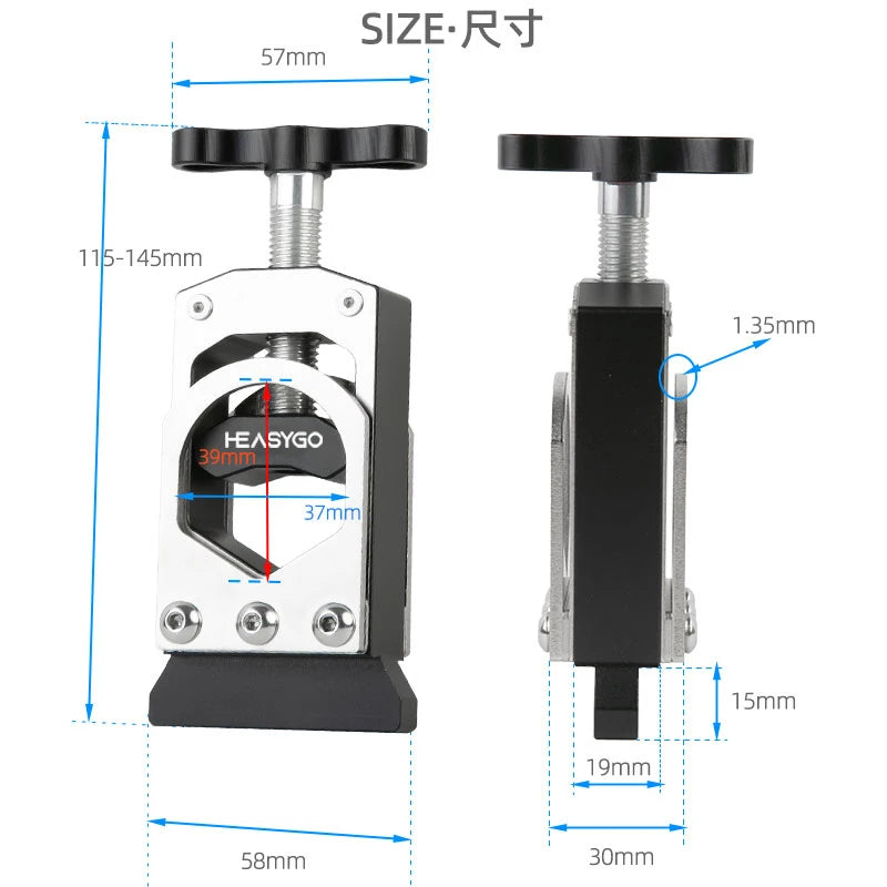 Bicycle Carbon Fiber Steerer Tube Cutter Fork Cutting Tool Handlebar Cutter For 22.2 /28.6mm Carbonfibre Seatpost Handlebar tool