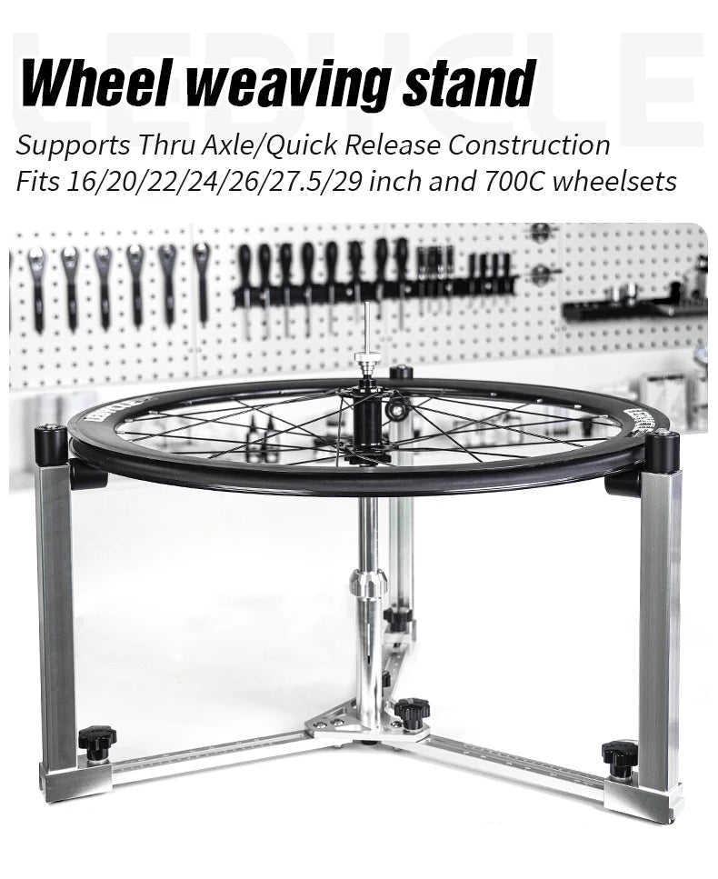 LEBYCLE Bicycle Wheel Lacing Stand