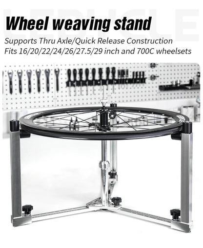 LEBYCLE Bicycle Wheel Lacing Stand