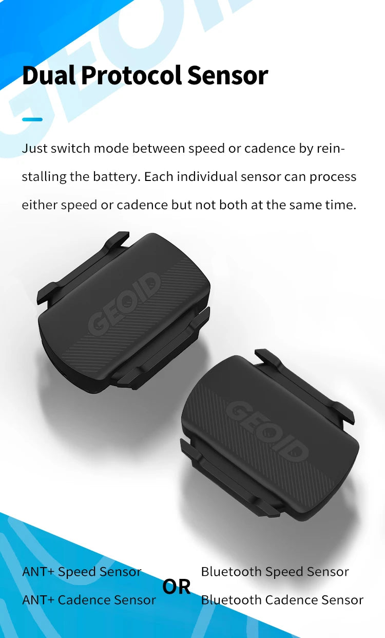GEOID Bike Speed Cadence Sensor Ant Bluetooth for GPS Cycling Computer