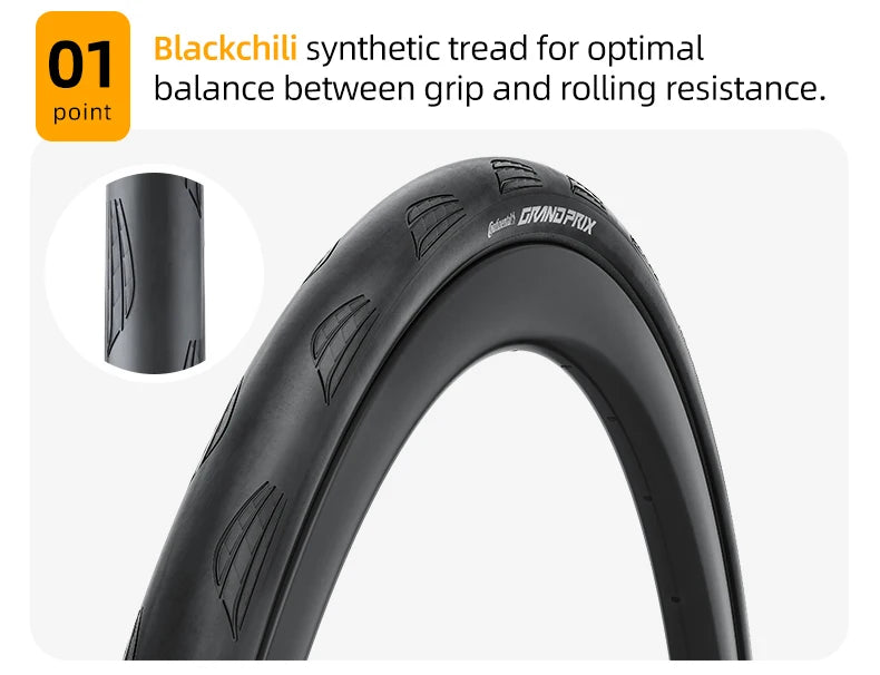 Continental Grand Prix Bicycle Road Tires 700 X 28C/30C Clincher Bike Tyre BlackChili Compound Bike Accessories No Tubeless