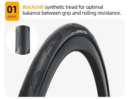 Continental Grand Prix Bicycle Road Tires 700 X 28C/30C Clincher Bike Tyre BlackChili Compound Bike Accessories No Tubeless
