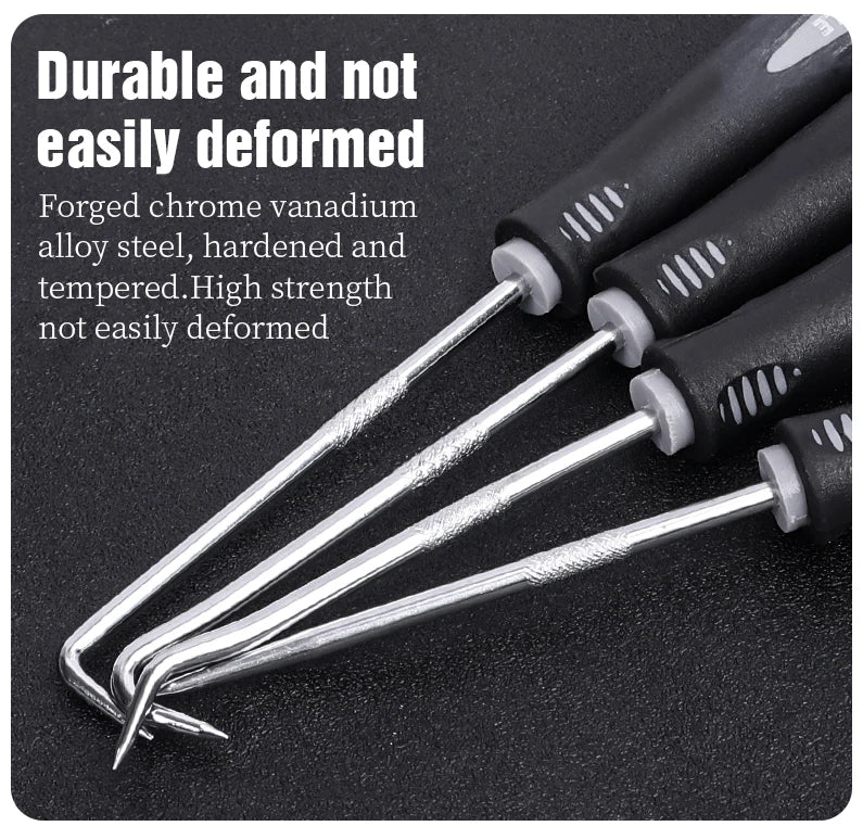 LEBYCLE Pick Hook Set O Ring Seal Gasket Puller Remover Tools For Car Auto Oil Bike Seal Removal Bicycle Maintenance Hand Tool