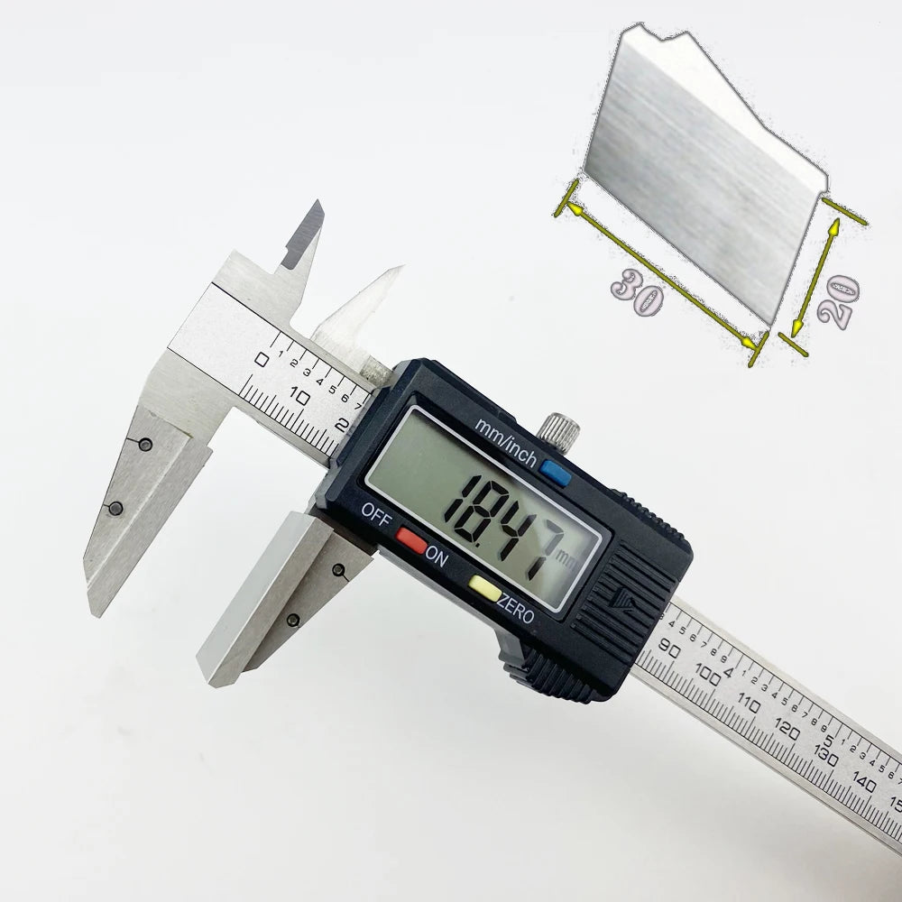 0-150mm 6inch Wire rope calipers wide large jaw BROAD FACE cable vernier caliper
