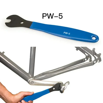 Bicycle disc brake pad correction wrench chain tool pedal wrench crank puller