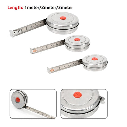 Tape Measure Tape Ruler Stainless Steel 2meter 3meter Woodworking Handcraft Household Multifunctional Portable