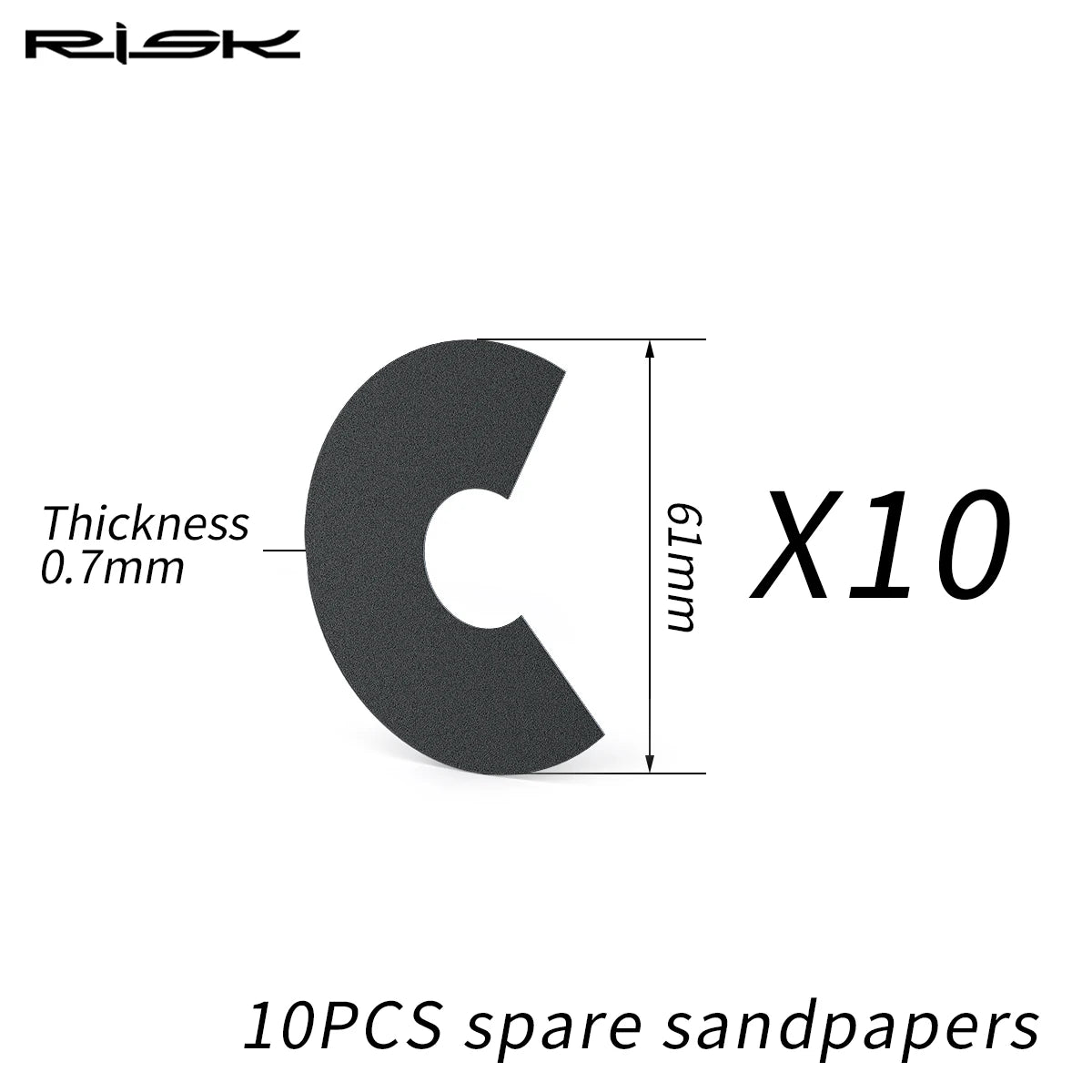 RISK Bicycle Fork Burr Charfer with Sandpaper Internal External Trimmer Bike Tube End Grinding Seatpost Grinder Chamfering Tools