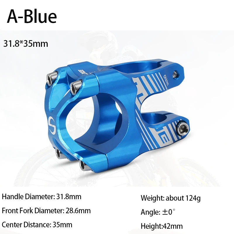 CNC MTB Stem 31.8 Ultralight Handlebar Stem 35mm Aluminum