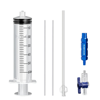 RIDERACE Bicycle Tubeless Tire Liquid Injection Tool 60ml Bike Tire Tubeless Sealant Injector Oil Mineral Change Repair Tools