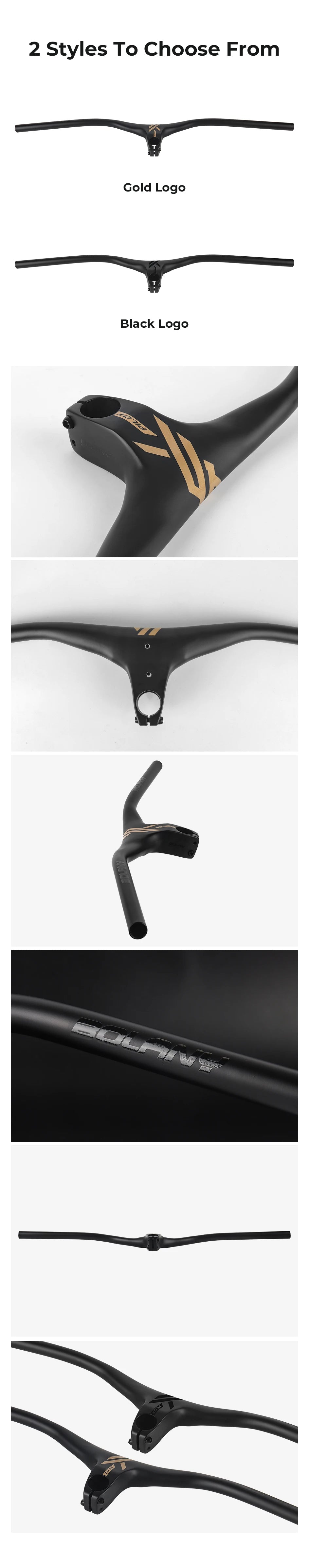 BOLANY Integrated Handlebar 775x90mm Aluminum Alloy 28.6mm