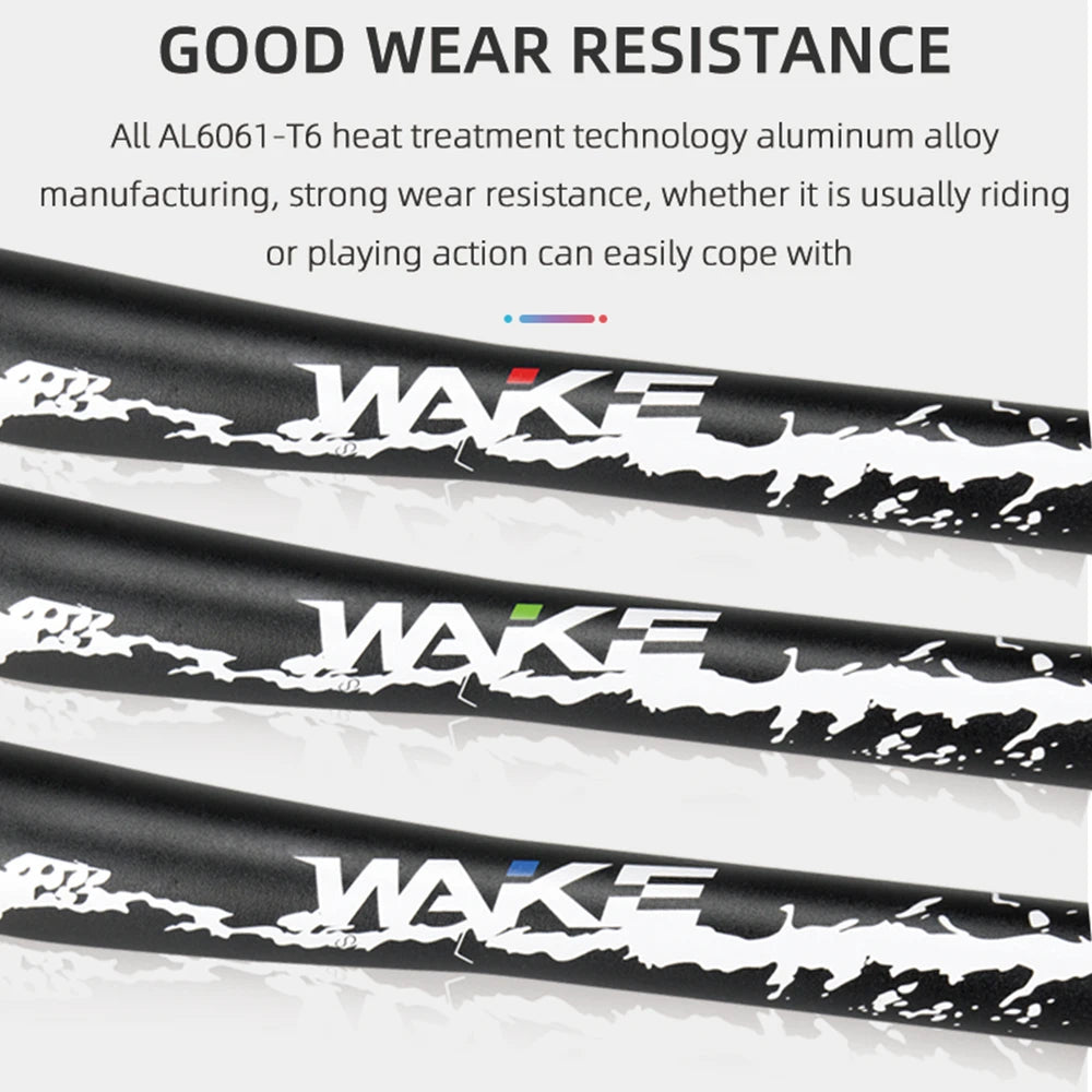 Mountain Bike Handlebars 31.8MM Diameter High-Rise Handlebar with Matte Surface 720MM 780MM Length Aluminum