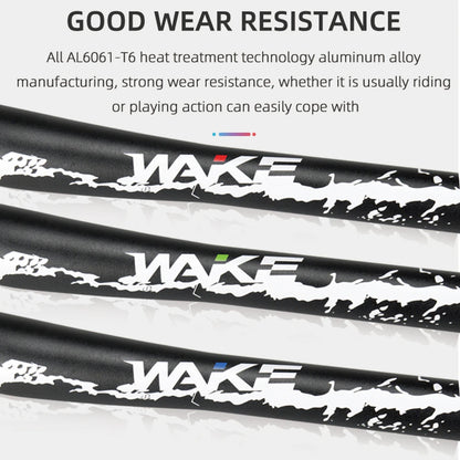 Mountain Bike Handlebars 31.8MM Diameter High-Rise Handlebar with Matte Surface 720MM 780MM Length Aluminum