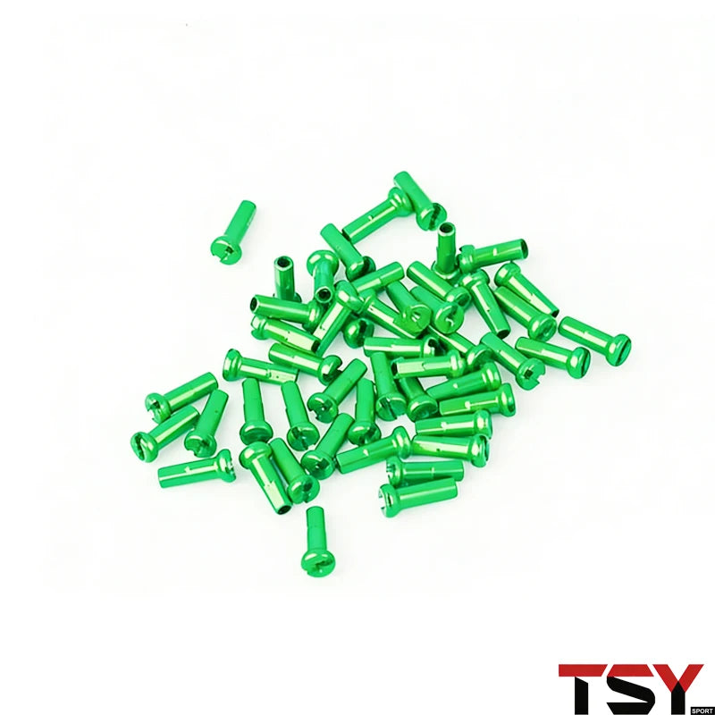 100Pcs 14G Colorful Spoke Nipples 14mm Alloy