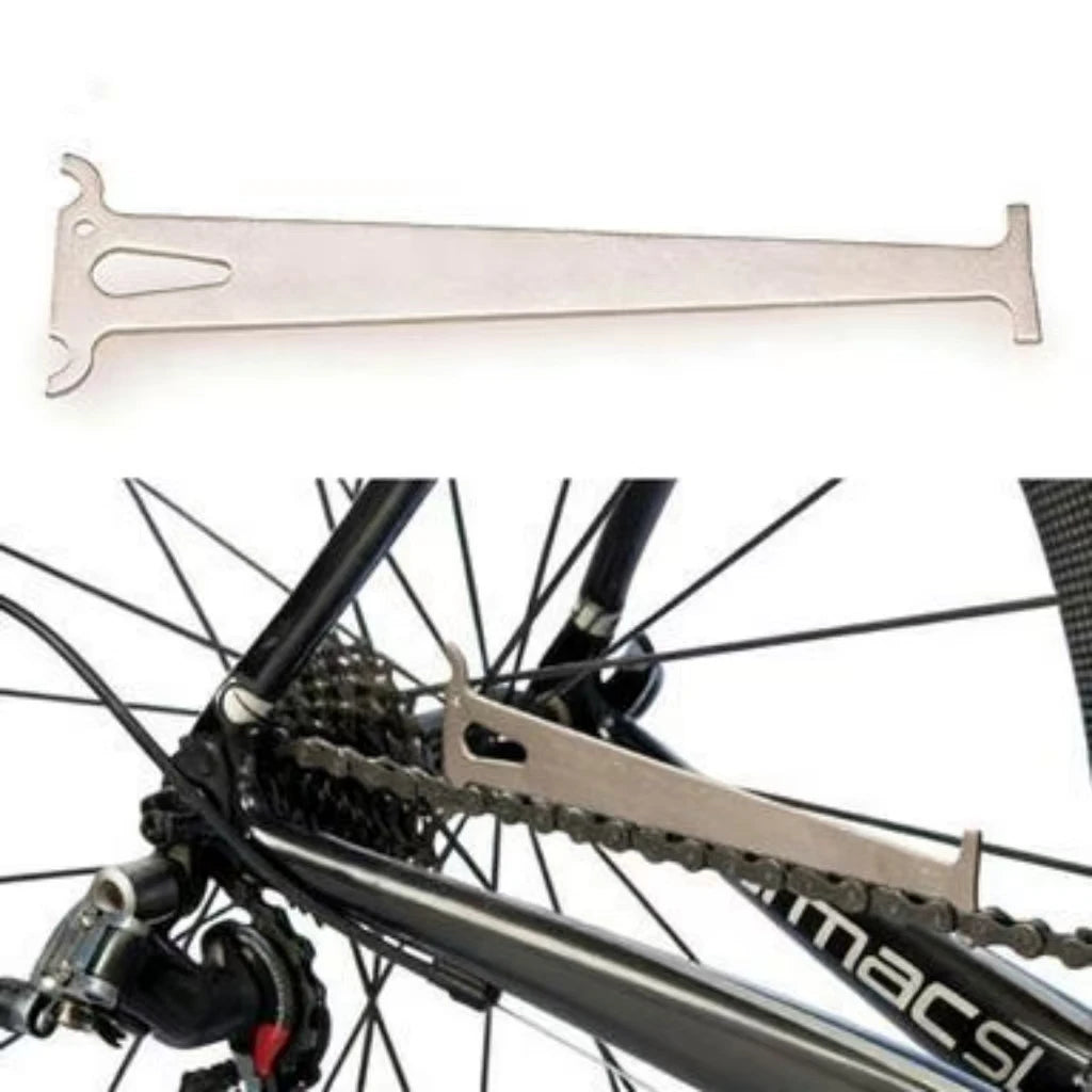 Bicycle disc brake pad correction wrench chain tool pedal wrench crank puller