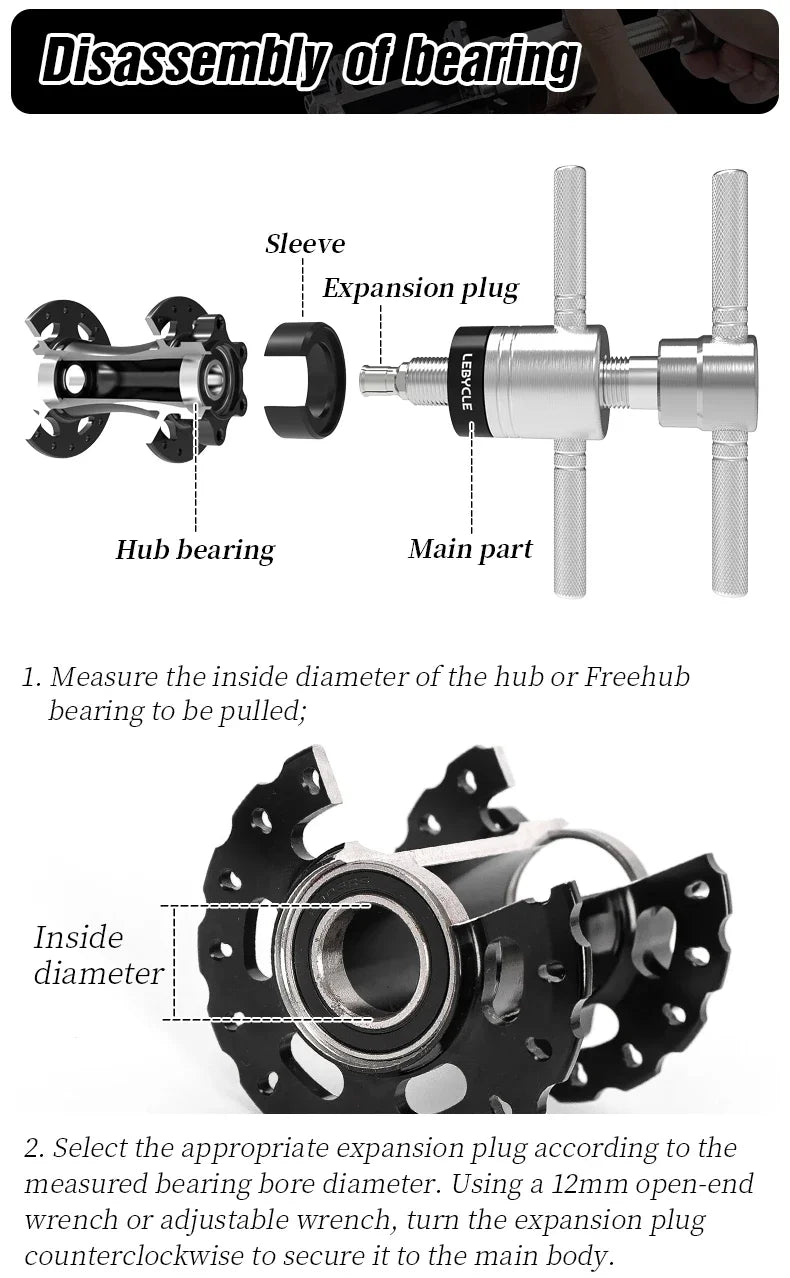 Bicycle Hub Bearing Tools