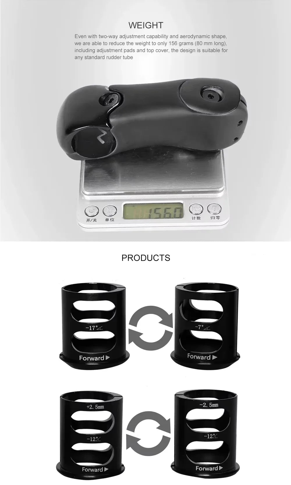 New Style Carbon Fiber Bicycle Stem for Road Bikes Available in 80 90 100 110 120 130mm Lengths