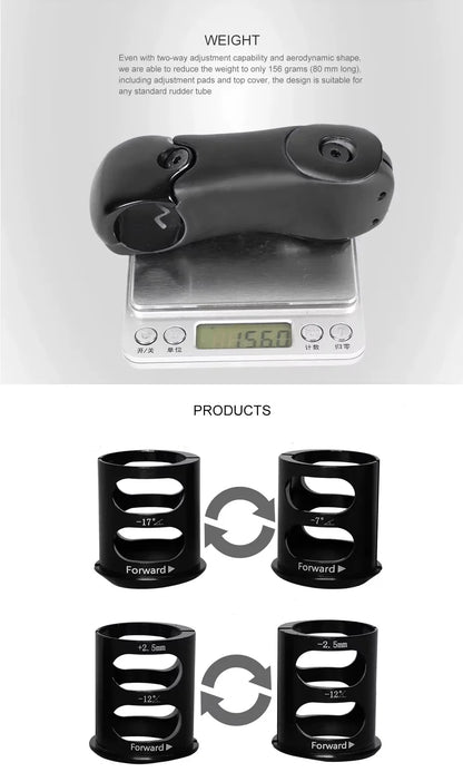 New Style Carbon Fiber Bicycle Stem for Road Bikes Available in 80 90 100 110 120 130mm Lengths