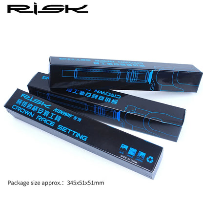RISK Bicycle Front Fork Crown Installation Tool Practical Mountain Bike Headset Press-Fit Tool Anti-slip Repairing Supplies