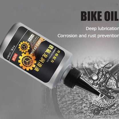  Bicycle Lube Chain Oil 100ml Dry Chain Lubricant Bike Gear Waxy Maintenance Oil Bike Special Lubricant Chain Gear Oil