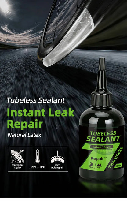 Tubeless Bike Tire Sealant Puncture Repair Fluid Latex Long Lasting Fast Sealing for MTB Road CX Gravel Bicycle Tires