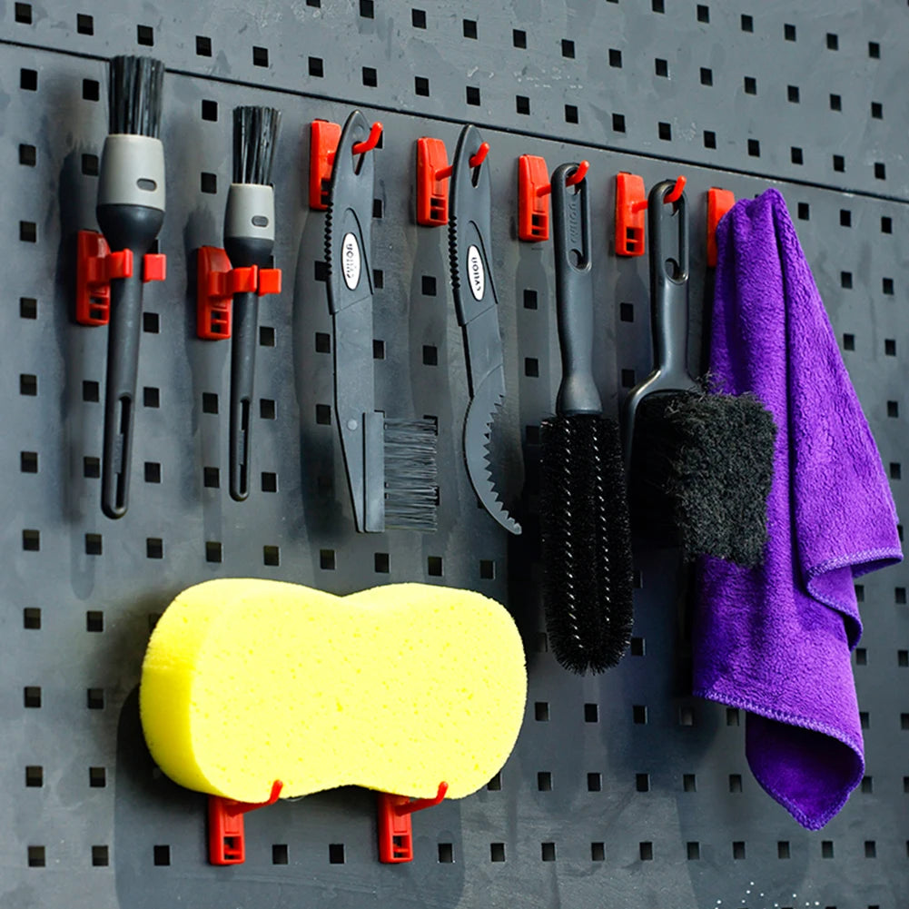 Bicycle Bike Cleaning Tools Set Bike Clean Brush Kit Bicycle Cleaning Brush Tool Set for Mountain Road City BMX and Folding Bike