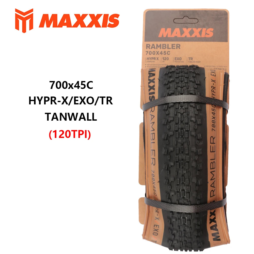 MAXXIS New REAVER RAMBLER RECEPTOR ASPEN ST Gravel Tire HYPR-X Tubeless Gravel Bike Tires 700x40C/45C/55C Off Road Bicycle Tires