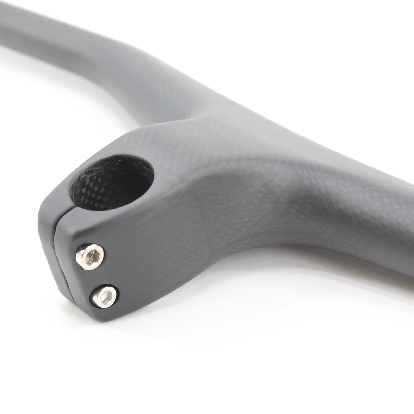 New Mountain Bike 3K Full Carbon Fibre Handlebar Carbon Bicycle handlebar and stem integrated carbon MTB bar -17 degrees angle