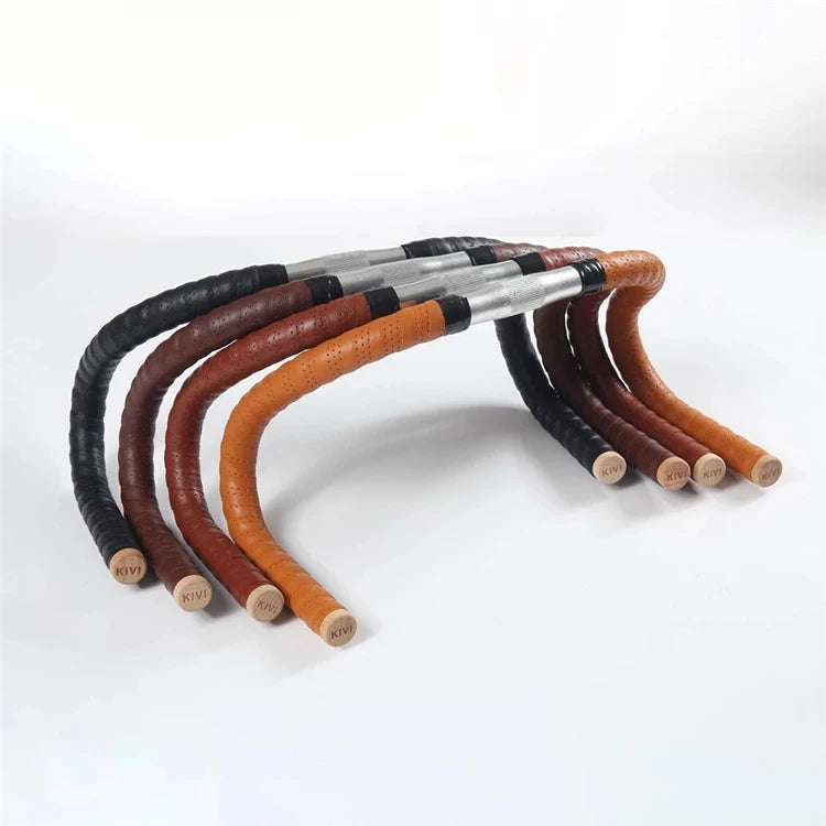 Road Bike Handlebar Tape Handmade Anti-Slip Shock Anti-Microfiber Leather Bar Bartape