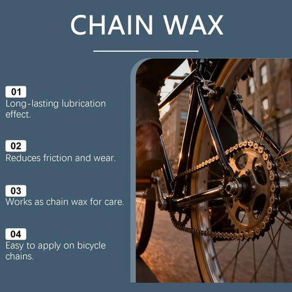 120ml Wax Based Bike Chain Lube MTB Motorcycle Lubricant for Dry/Wet Conditions Chain Cleaner Maintenance