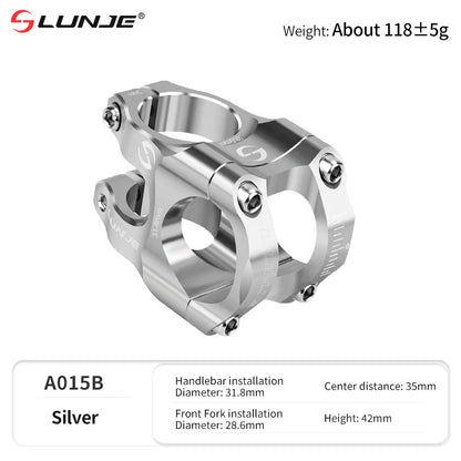 CNC MTB Stem 31.8 Ultralight Handlebar Stem 35mm Aluminum