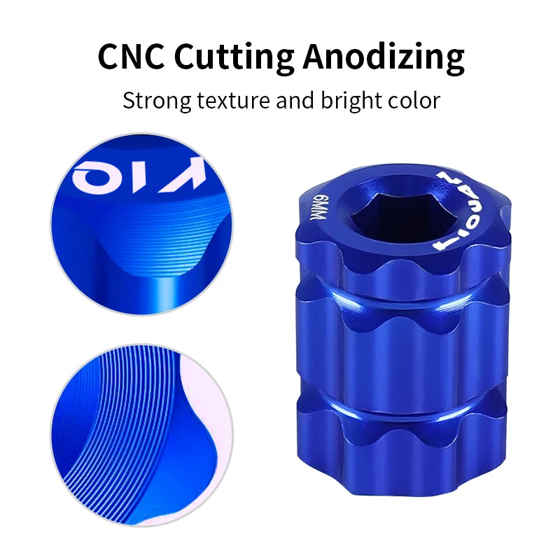 Magnetic Bicycle Crank Installation Tool for Removing and Installing Crank Arm Adjustment Caps Bicycle Repair Tools