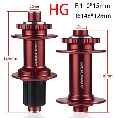 BOLANY  Hubs 110x15 148x12  XD/HG/MS 32 Hole